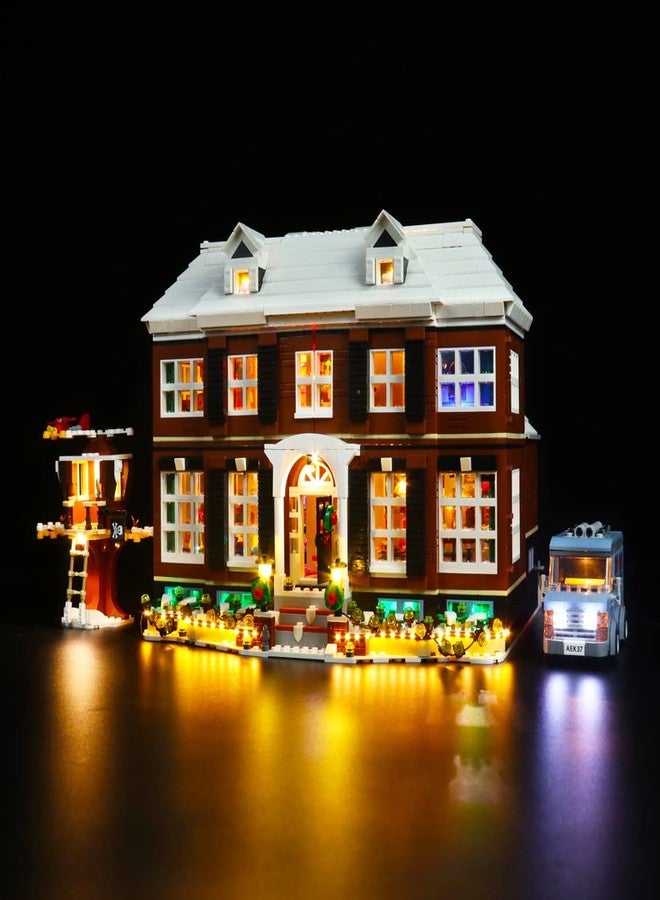 مصباح LED من BrickBling متوافق مع مجموعة بناء ليغو 21330 Home Alone - غير متضمنة في مجموعة النموذج - Image 1